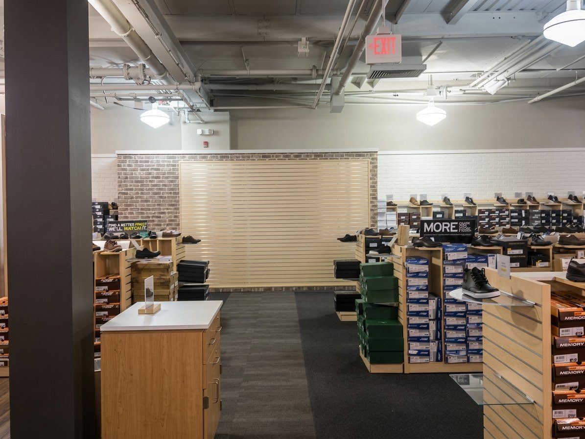 DSW interior construction, Yonkers, NY